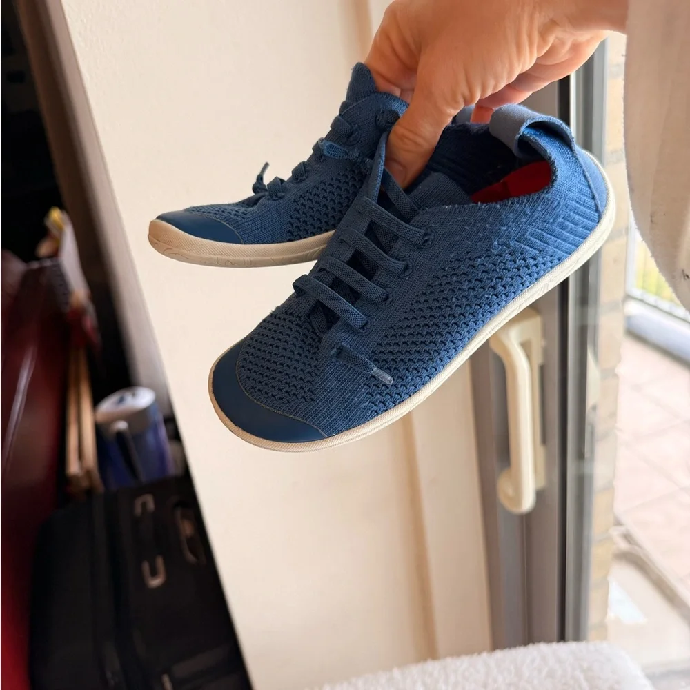Reima Kids Blue Knit Sneaker - Breathable Everyday Shoe - Picture 12 of 16